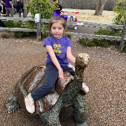 Cecila enjoying the 2023 Walk at the Zoo!