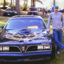 Andy with his beauty of a Trans Am.