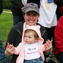 Emily's first Great Strides Walk