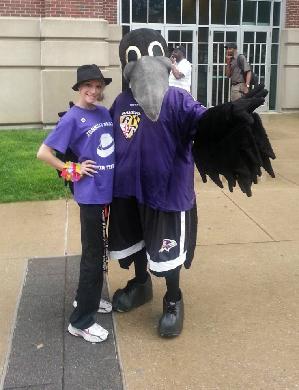 Me and Poe Great Strides 2013