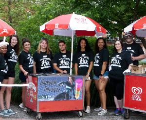 My family and IST team working the IST KidsZone tent!