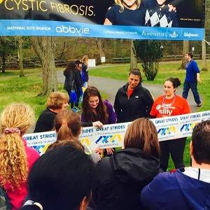 Kicking off Great Strides Pawcatuck 2016!