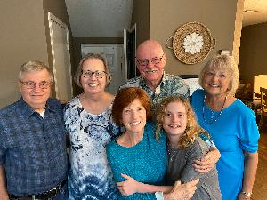 Beckett with Grandaunt and Grandarents