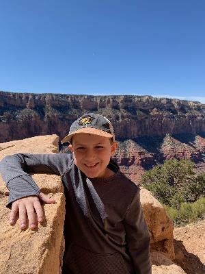 Simon conquered the Grand Canyon this year