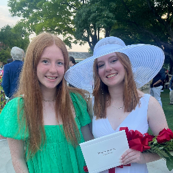 Abby and Mackenzie @ Ursuline Graduation